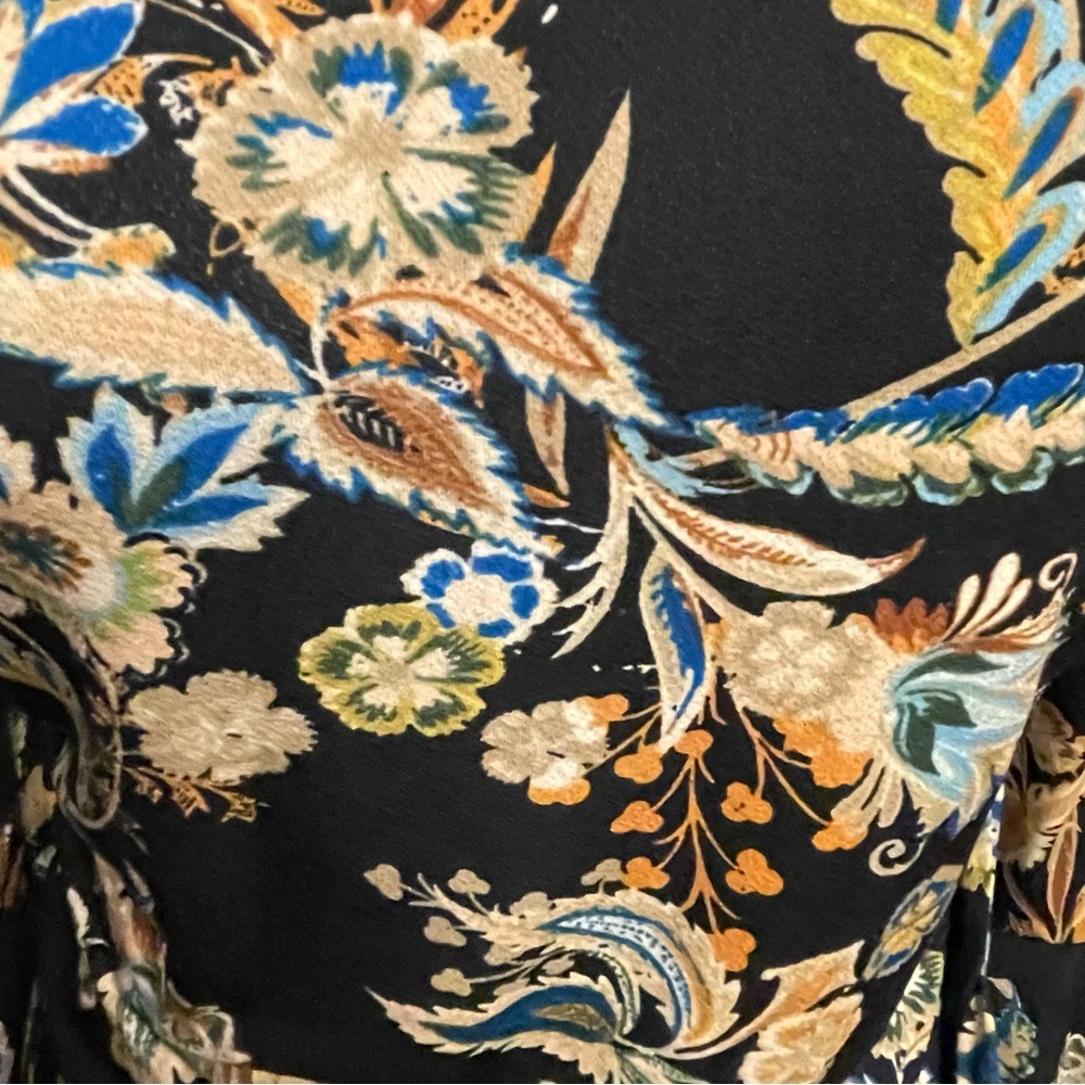ECI Black Floral Long Sleeve Dress - Picture 8 of 8